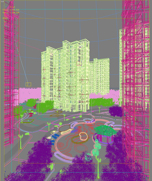 3d model modern apartment building - 3D Building 112 by sundynasty